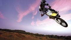 Crazy motocross motorbikes