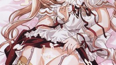 Cream anime girls maids