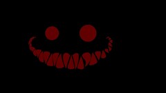 creature Minimalism artwork Simple Background red eyes