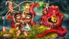 Creatures digital art fantasy art soft shading