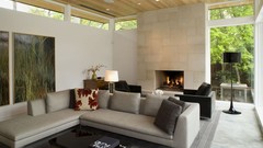 Creek interior couch living room