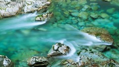 Creek nature blue Green rocks streams rivers