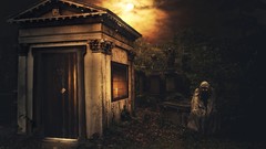 Creepy dark digital art