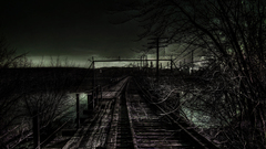 Creepy dark railroads