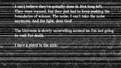 Creepy fallout Quotes suicide