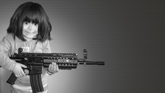 Creepy Rifles Guns children