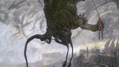 creepy runes gore artwork Wayne Barlowe surreal