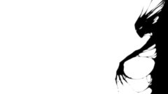 Creepy white background