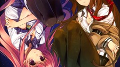 Cross Anime anime girls makise kurisu steins gate Chaos Head