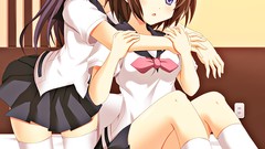 Cross anime girls school uniforms seifuku saki Onjouji Toki