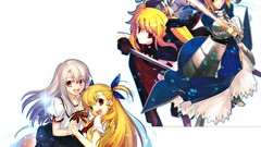 Cross Anime saber anime girls type-moon