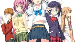 Cross Anime school uniforms to-love-ru takanashi rikka sword 