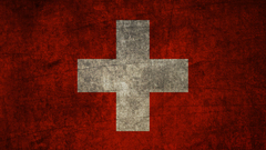 Cross red grunge Flags