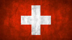 Cross red white Flags