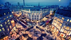 Crowd London England evening architecture bokeh westminster 