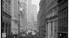 Crowd Skyscrapers street monochrome buildings historical new 