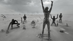 Crude awakening burning man
