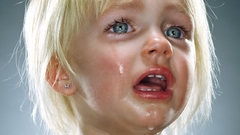 Crying children