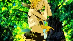 Crying vocaloid kagamine len forests