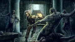 Crypt fan art the witcher geralt of rivia ghoul vizima