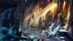 Crystals caves ice cave