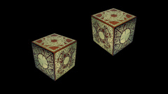 Cube Hellraiser digital art Movies black background