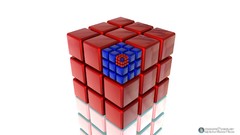 Cubes 3d futuristic