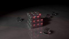 Cubes abstract Cube computer graphics 3D renders Rubick's Cube