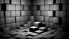 Cubes abstract digital art