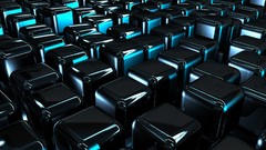 Cubes abstract digital art