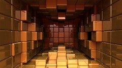 Cubes abstract multicolor