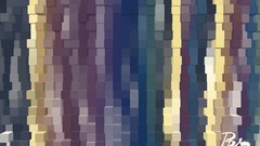 Cubes abstract multicolor artwork