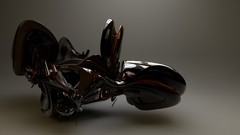 Cubes abstract shapes spheres