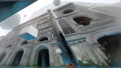 Cubes buildings artwork