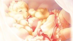 Cubes Calendar school spheres anime girls cafe sourire cuffs