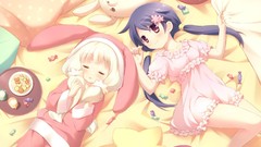 Cubes Calendar school spheres anime girls cuffs