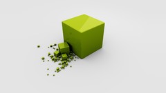Cubes Green inception