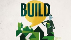 Cubes ladder Typography motivation 3d shapes Simple Background