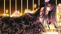 Cuffs roses anime girls