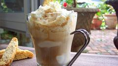 Cup drink capuchino Food