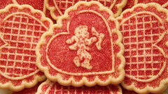Cupid sugar cookies valentine