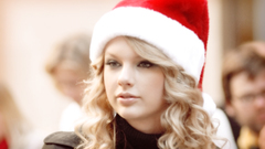 Curly hair santa claus