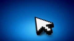 Cursor blue background