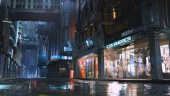 Cyberpunk cities streets concept art digital art cyberpunk 2077 