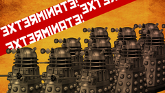 Cyrillic Doctor Who daleks