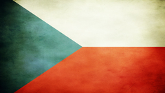 Czech flag high