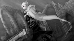 d gray-man Anime allen walker anime boys artwork monochrome