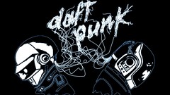 daft punk digital art Music artwork Simple Background