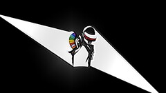 daft punk Music digital art Minimalism helmet Simple Background