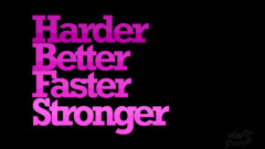 daft punk Typography black background pink Simple Background